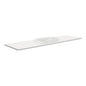 SARAH Semi Inset CRYSTAL PURE 1500mm Basin Top Only Single Bowl 1TH