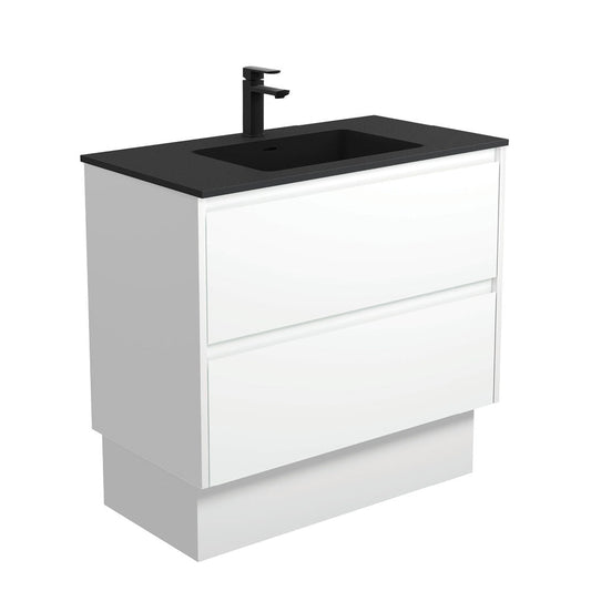 MONTANA AMATO 900 Matte White Vanity On Kick 1TH