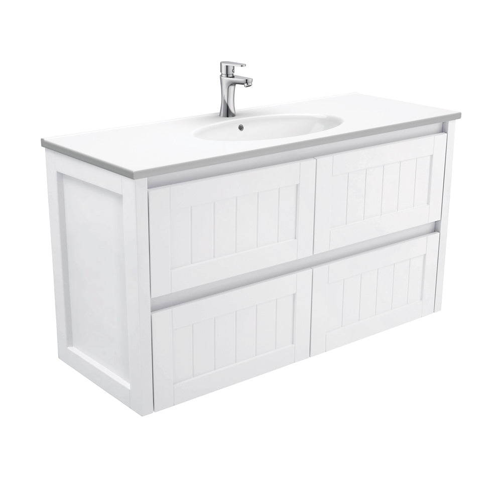 ROTONDO Ceramic 1200 HAMPTON Wall Hung Cab 1TH