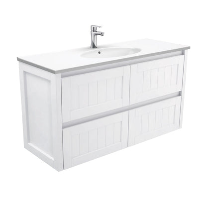 ROTONDO Ceramic 1200 HAMPTON Wall Hung Cab 1TH