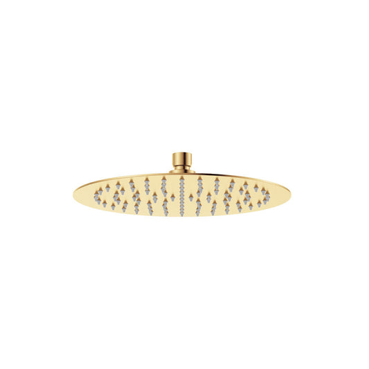 KAYA Round Shower Head 250mm Urban Brass