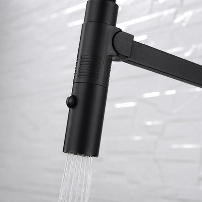 KAYA Pull Down Sink Mixer Matte Black