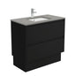 SARAH DOVE GREY AMATO 900 Satin Black Vanity On Kick 1TH