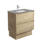 SARAH DOVE GREY AMATO 750 SCANDI OAK Vanity On Kick 1TH