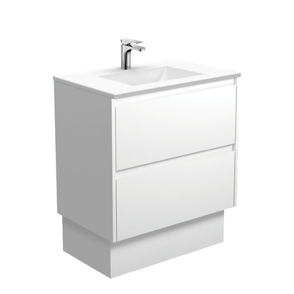 VANESSA AMATO 750 Matte White Vanity On Kick 1TH