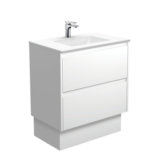 VANESSA AMATO 750 Matte White Vanity On Kick 1TH