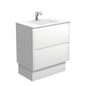VANESSA AMATO 750 Matte White Vanity On Kick 1TH