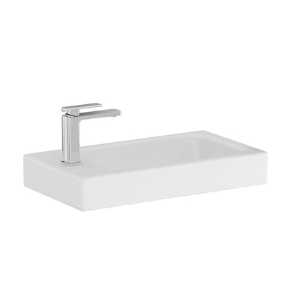 Denzel Slim Ensuite Depth Ceramic Basin-Top