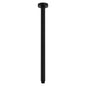 Round 450mm Shower Dropper Matte Black