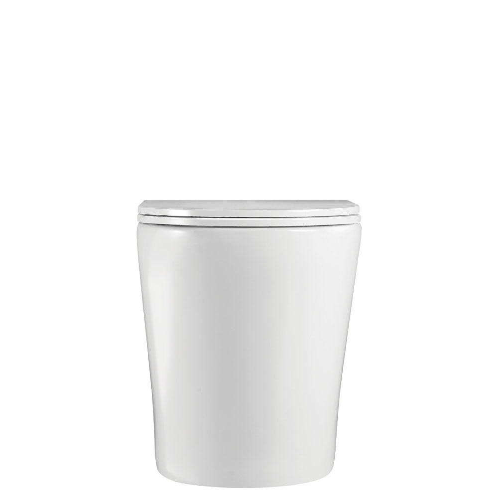 Isabella Wall-Faced Toilet Suite, Slim Seat