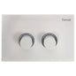 RT Raised PWD Button White