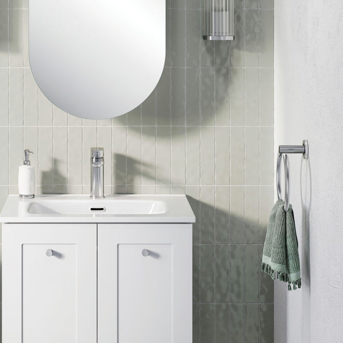 Sansa Soft Square Cover Plate, Chrome