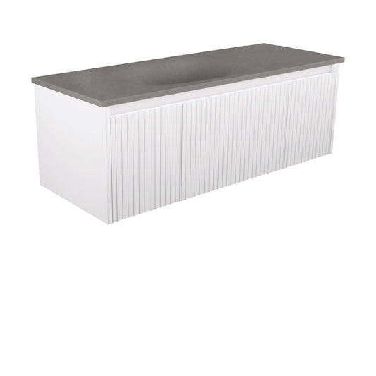 Satori Alina Satin White 1200 Wall-Hung Vanity