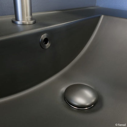 Dolce Matte Black Full Depth Ceramic Basin-Top 750