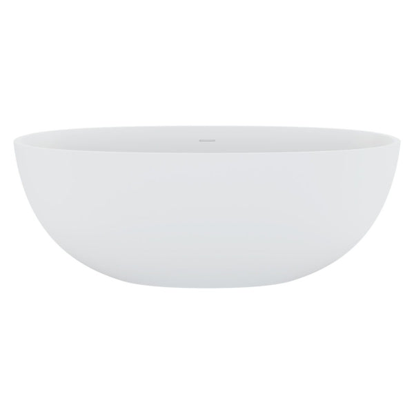 Sasso Cast Stone Solid Surface Bath, 1650mm