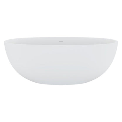 Sasso Cast Stone Solid Surface Bath, 1650mm