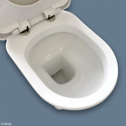 RAK Washington Front Lever Close-Coupled Toilet Suite, S-Trap