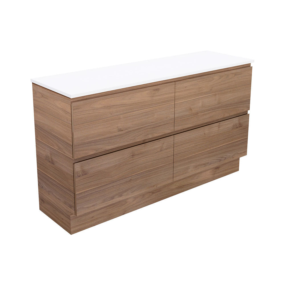 Carmen All Drawer 1500 Double Bowl Floor Standing Vanity