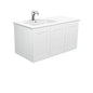 DOLCE 900 Left Offset Basin MILA SHAKERCAB Wall Hung Vanity 1TH
