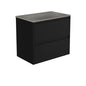 SATORI AMATO 750 Satin Black Vanity Wall Hung