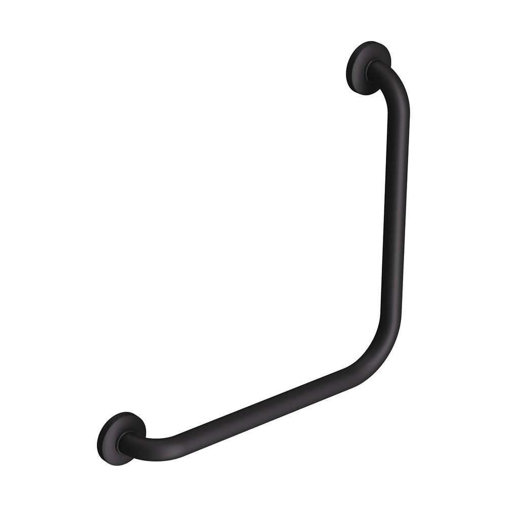 90° Ambulant Grab Rail, Matte Black