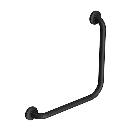 90° Ambulant Grab Rail, Matte Black