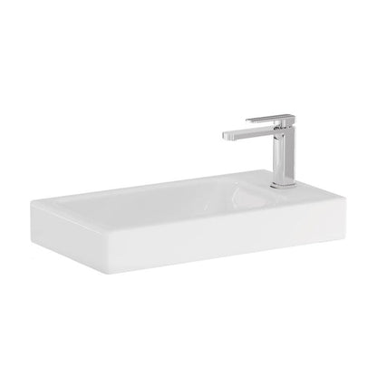 Denzel Slim Ensuite Depth Ceramic Basin-Top