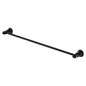 LILLIAN Matte Black 800mm Adjustable Single Towel Rail