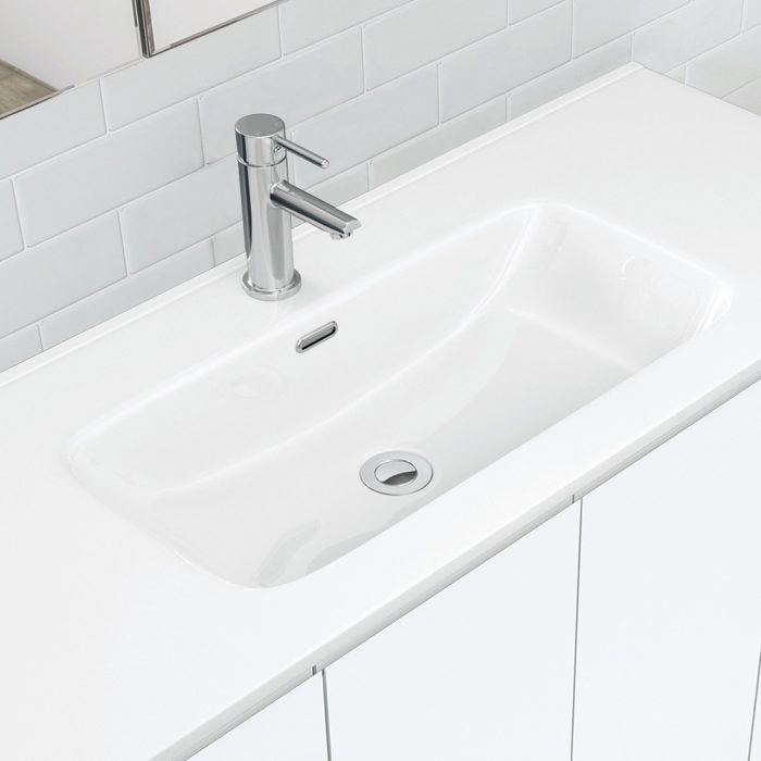 JOLI AMATO 750 INDUSTRIAL Vanity with Matte Black Panels Wall Hung 1TH