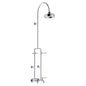 Lillian Lever Exposed Rail Shower & Bath Set, Chrome