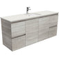 SARAH ROMAN SAND 1500 INDUSTRIAL EDGE Wall Hung Cab Single Bowl 1TH