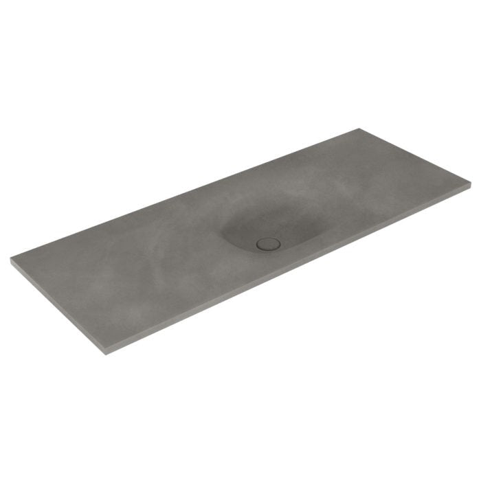 SATORI 1200 Moulded Concrete Basin Top ONLY 1205x465x124mm