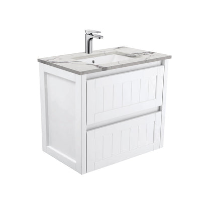 SARAH CALACATTA MARBLE 750 HAMPTON Wall Hung Cab 1TH