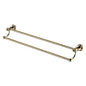 LILLIAN Double Towel Rail Urban Brass PVD