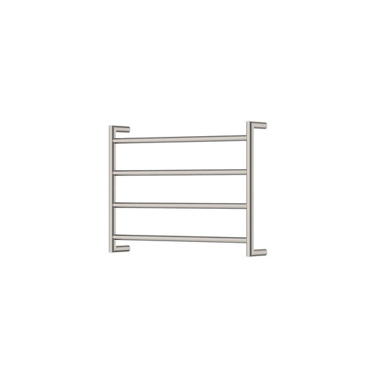 KAYA Round Heated Towel 6045 Brushed Nickel (4 Bars) 600x450x100mm