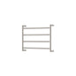 KAYA Round Heated Towel 6045 Brushed Nickel (4 Bars) 600x450x100mm