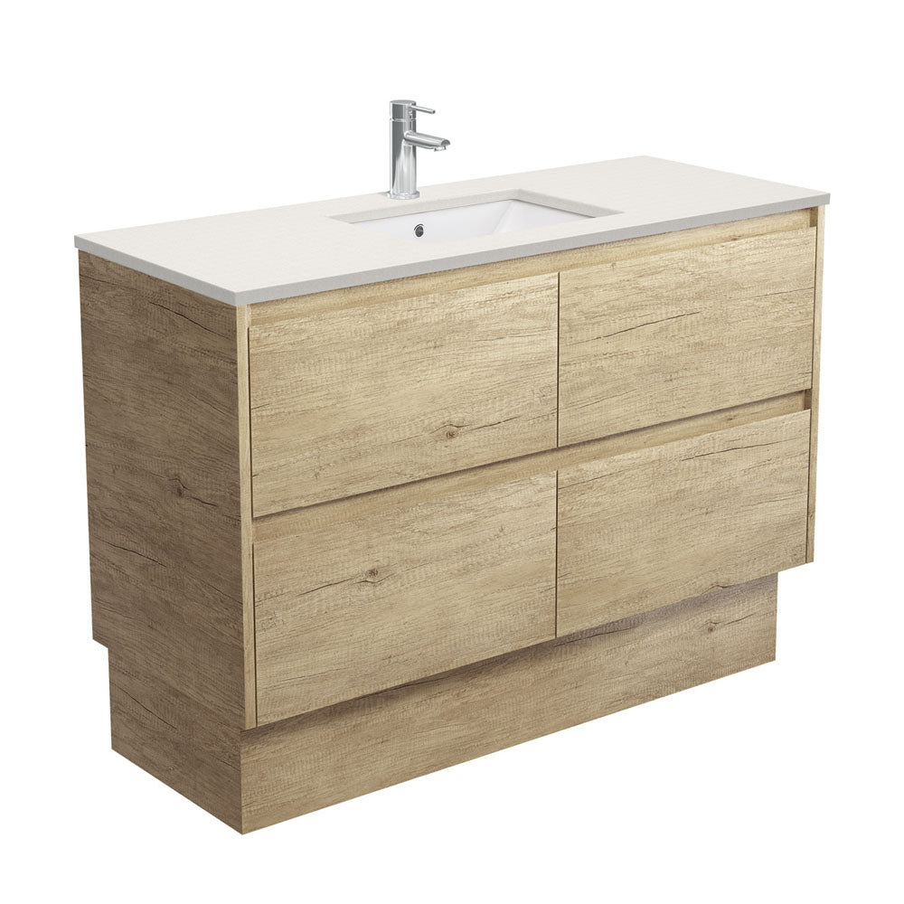 SARAH ROMAN SAND AMATO 1200 SCANDI OAK Vanity On Kick 1TH