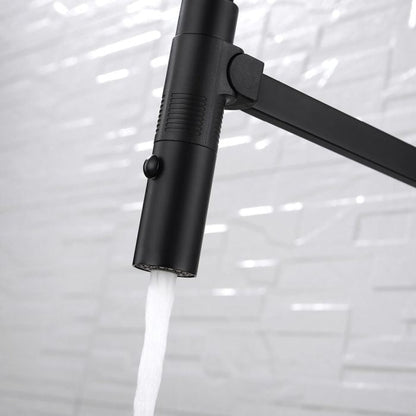 KAYA Pull Down Sink Mixer Brushed Nickel