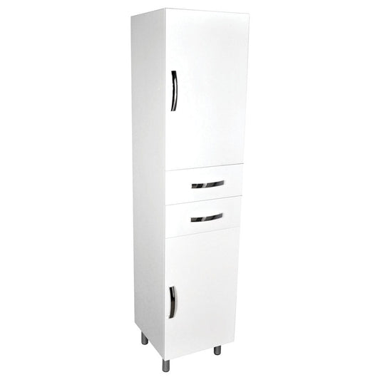 Tall Boy 1800 2 Door 2 Drawer with Solid Doors 420 x 420 x 1820mm