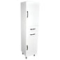 Tall Boy 1800 2 Door 2 Drawer with Solid Doors 420 x 420 x 1820mm