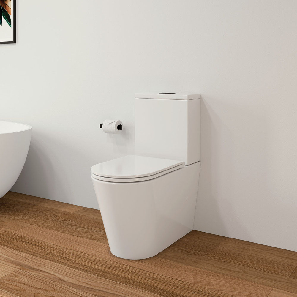 Isabella Back-to-Wall Toilet Suite, Slim Seat