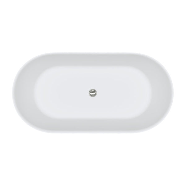 KAYA Lightweight Resin Stone Bath 1500x750x575mm Slim Wall