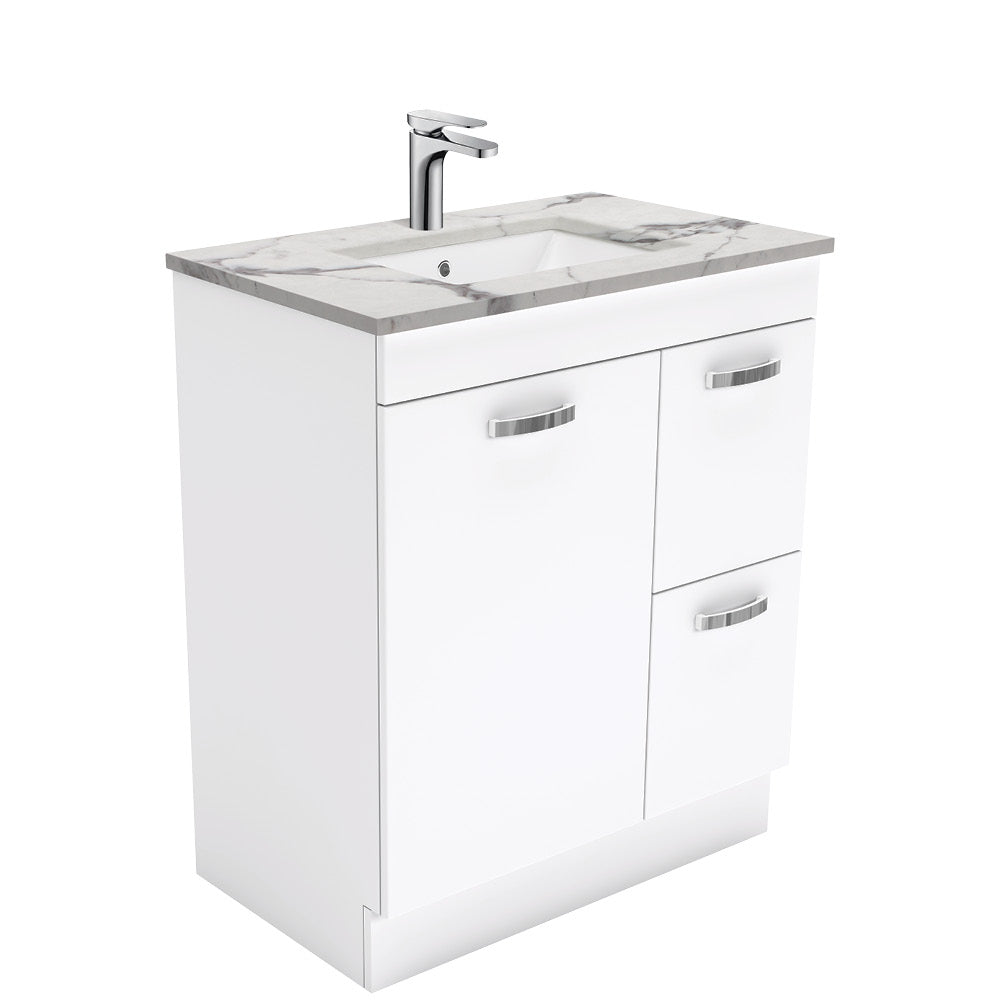 Sarah Calacatta Marble Undermount 750 UniCab Vanity on Kick
