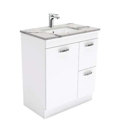 Sarah Calacatta Marble Undermount 750 UniCab Vanity on Kick