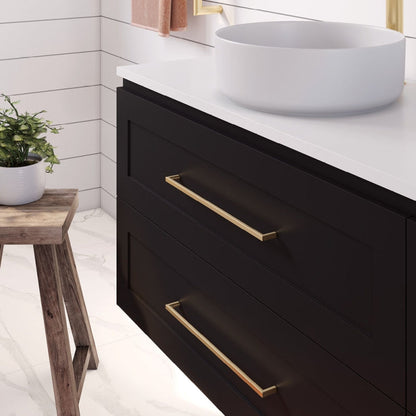 Urbane 128mm Handle, Brushed Gold