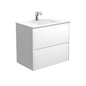 VANESSA AMATO 750 Matte White Vanity Wall Hung 1TH