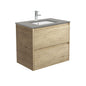 SARAH DOVE GREY AMATO 750 SCANDI OAK Vanity Wall Hung 1TH