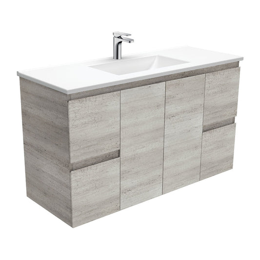 VANESSA Poly Marble 1200 INDUSTRIAL EDGE Wall Hung Cab 1TH