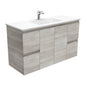 VANESSA Poly Marble 1200 INDUSTRIAL EDGE Wall Hung Cab 1TH