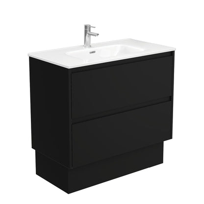 JOLI AMATO 900 Matte Black Vanity On Kick 1TH